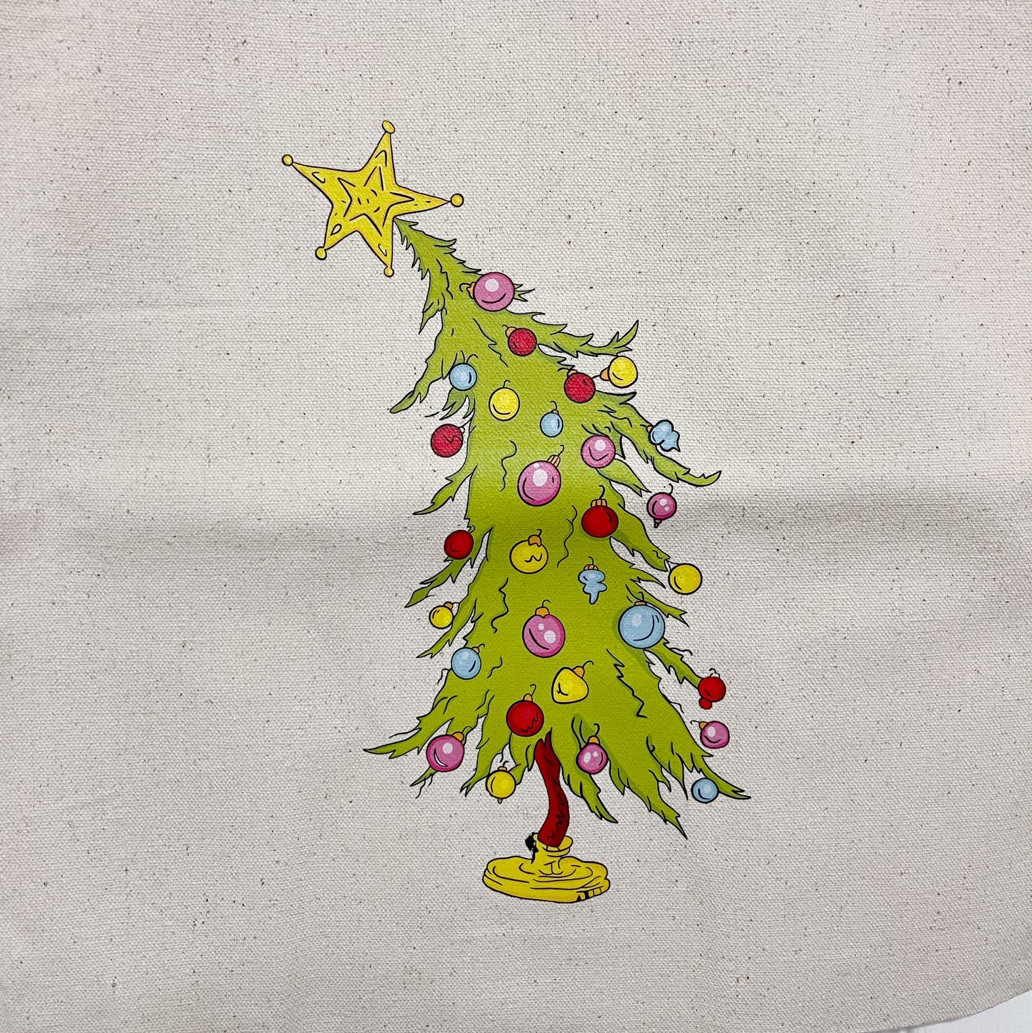 "Christmas Tree" 100% Recycled Cotton Tote Bag