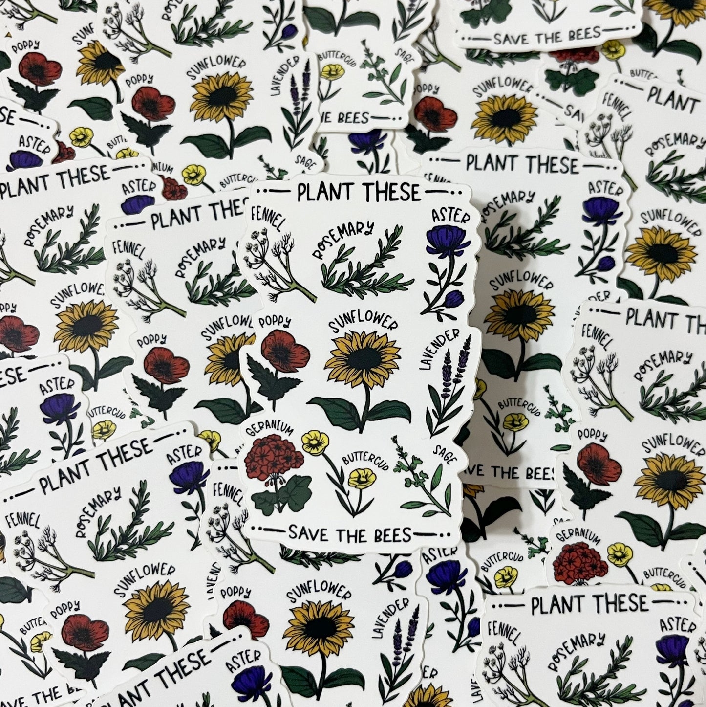 "Plant These" Sticker