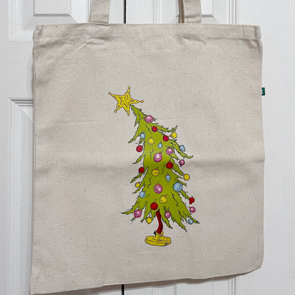 "Christmas Tree" 100% Recycled Cotton Tote Bag