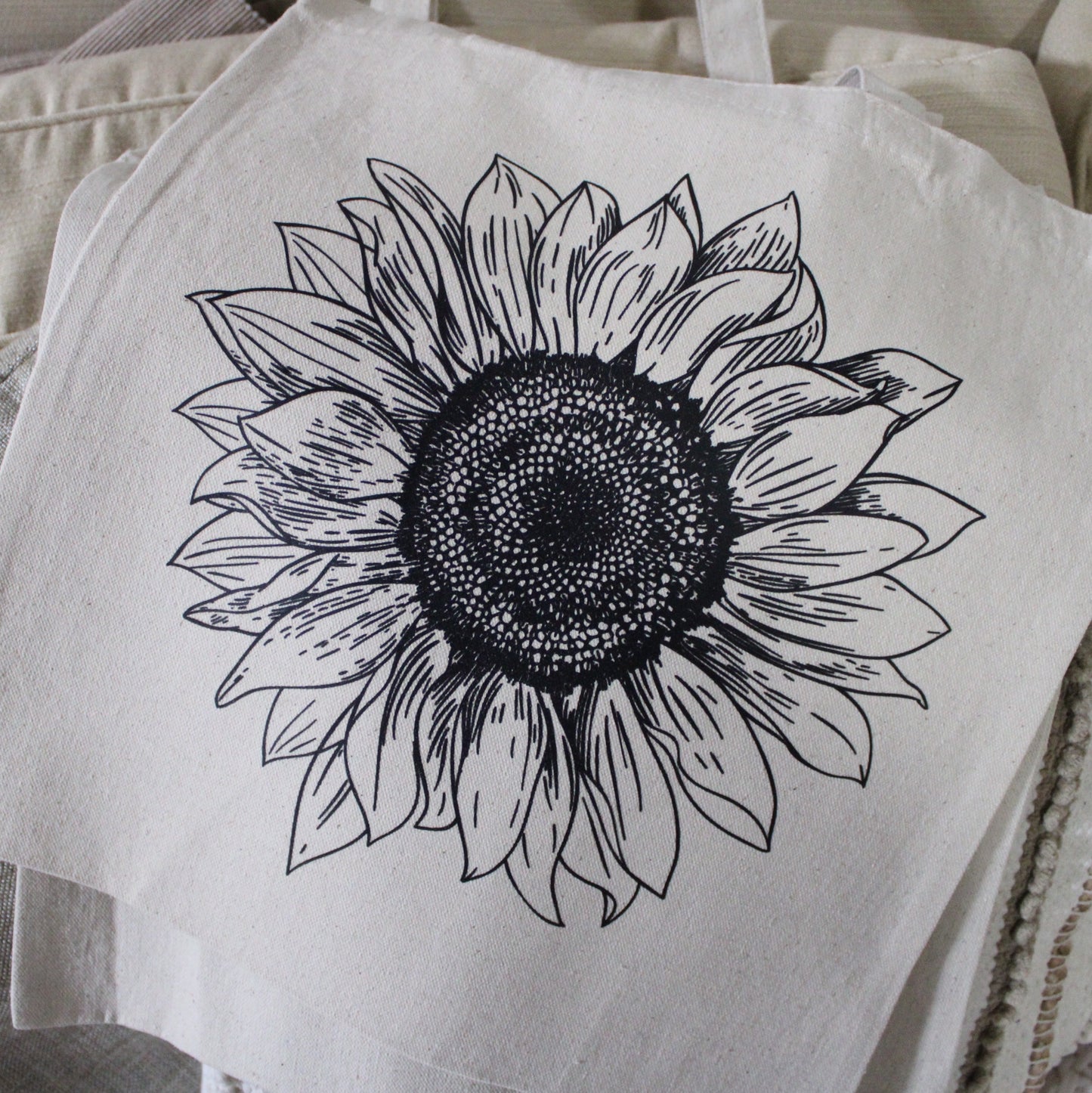 "Sunflower" 100% Recycled Cotton Tote