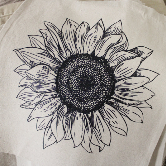 "Sunflower" 100% Recycled Cotton Tote